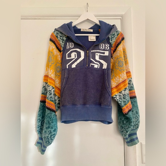 Free People Mix Tape Hoodie XS - Picture 5 of 7
